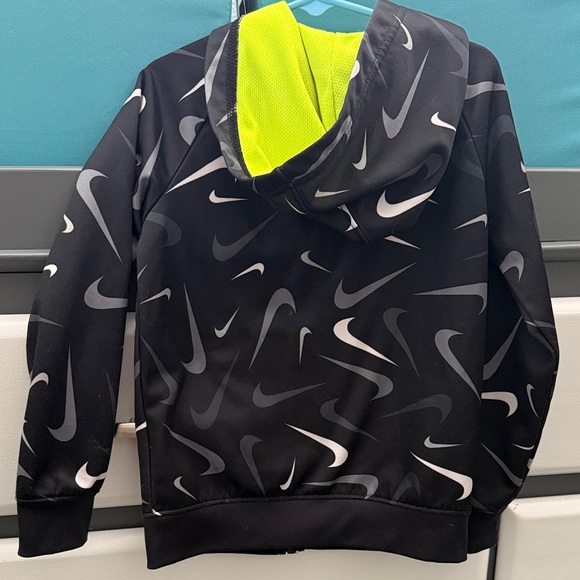 Nike Kids Black and Gray Swoosh Jacket - Picture 7 of 9